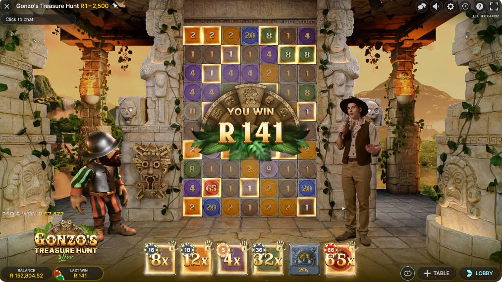Gonzo’s Treasure Hunt - Gameplay 2 - uwin3333