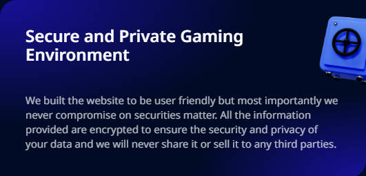 Secure and Private Gaming Environment Banner - Desktop - uwin3333