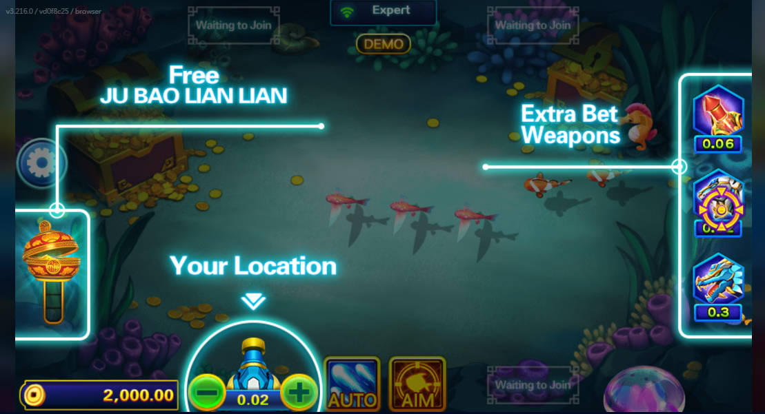 Cai Shen Fishing - Interface - uwin3333
