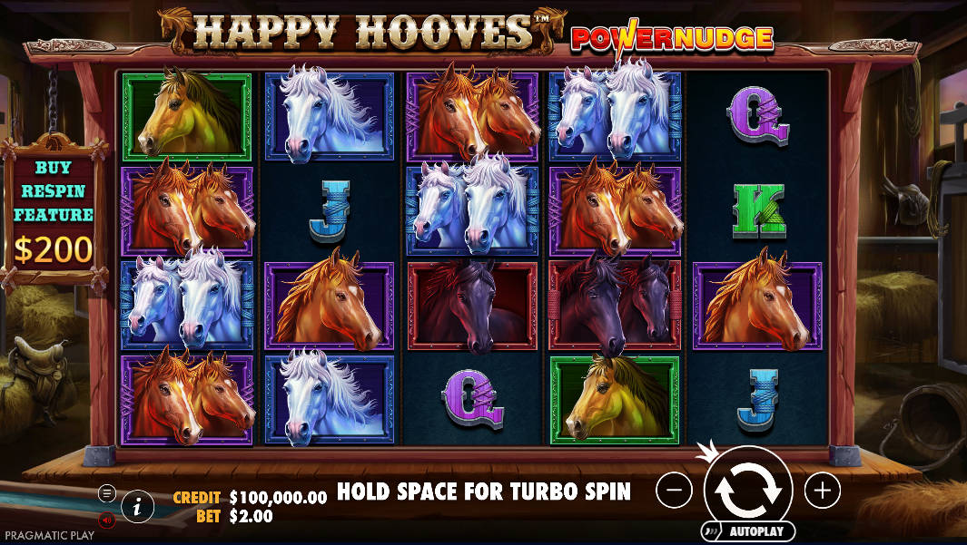 Happy Hooves Slot - Interface - uwin3333