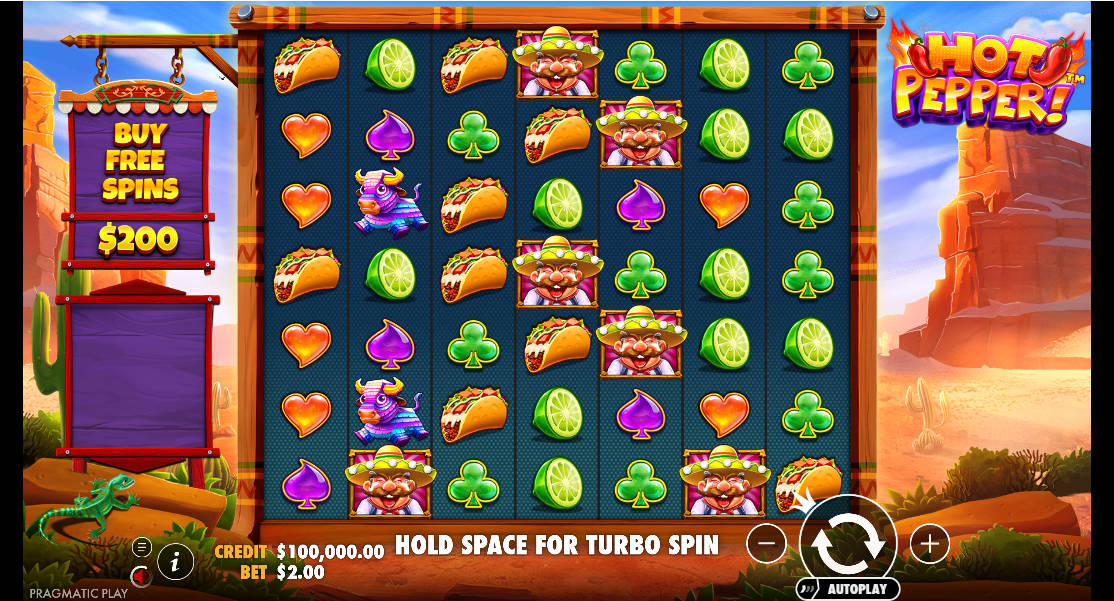 Hot Pepper Slot - Interface - uwin3333