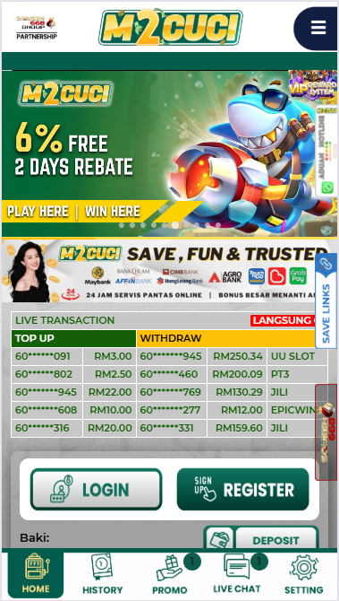 M2Cuci - Homepage - uwin3333