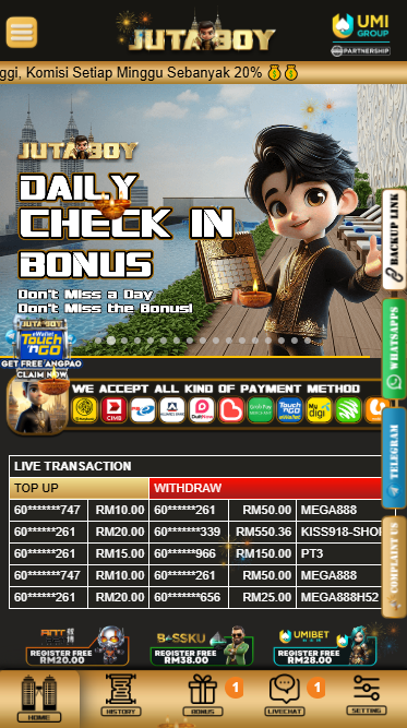 JutaBoy - Homepage - uwin3333