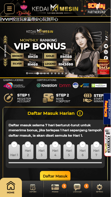 KedaiMesin - Homepage - uwin3333