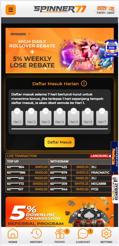 Spinner77 - Homepage - uwin3333