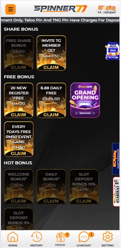 Spinner77 - Promotion - uwin3333